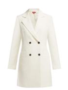 Matchesfashion.com Staud - Roxy Double Breasted Tuxedo Mini Dress - Womens - White