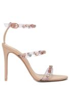 Matchesfashion.com Sophia Webster - Rosalind Crystal Embellished Plexi Sandals - Womens - Nude Multi