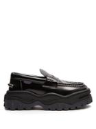 Eytys Angelo Leather And Rubber Platform Loafers