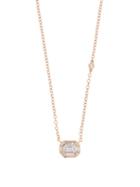 Ladies Fine Jewellery Shay - Diamond & 18kt Gold Illusion Pendant Necklace - Womens - Rose Gold