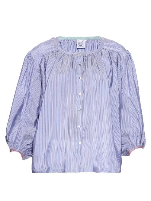 Thierry Colson Pandora Striped Silk Shirt