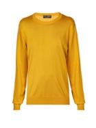 Matchesfashion.com Dolce & Gabbana - Round-neck Sweater - Womens - Yellow