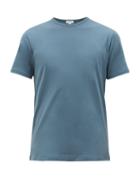 Matchesfashion.com Sunspel - Classic Crew Neck Cotton T Shirt - Mens - Blue