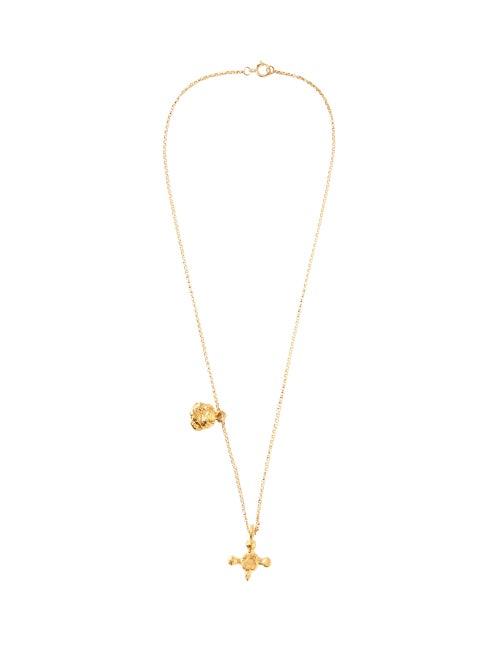 Matchesfashion.com Alighieri - The Memory And Desire 24kt Gold-plated Necklace - Womens - Gold