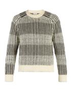 Saint Laurent Striped Crew-neck Jumper