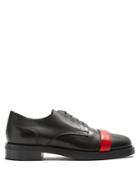 Neil Barrett Contrast-strap Leather Derby Shoes