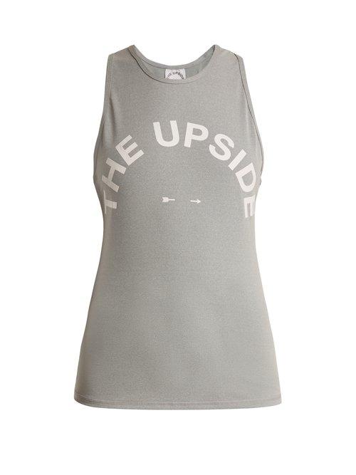 Matchesfashion.com The Upside - Sapo Jersey Performance Tank Top - Womens - Grey