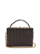 Matchesfashion.com Saint Laurent - Nan Quilted Leather Box Bag - Womens - Black