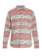 Faherty Belmar Aztec-print Cotton Shirt