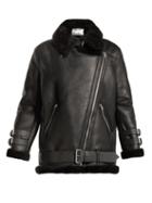 Matchesfashion.com Acne Studios - Velocite Oversized Shearling Jacket - Womens - Black