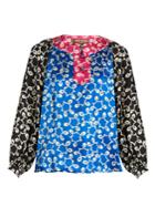 Duro Olowu Ivy Abstract-print Silk-satin Blouse