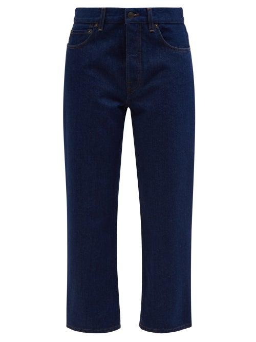Ladies Rtw The Row - Lesley Cropped Straight-leg Jeans - Womens - Denim
