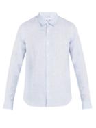 Matchesfashion.com Orlebar Brown - Morton Linen Shirt - Mens - Navy