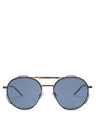 Matchesfashion.com Dior Homme Sunglasses - Dior 0234s Aviator Metal Sunglasses - Mens - Black