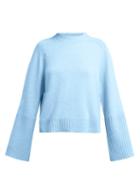 Matchesfashion.com Allude - Cashmere Sweater - Womens - Light Blue