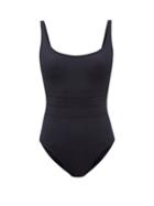 Matchesfashion.com Eres - Asia Panelled-front Swimsuit - Womens - Navy