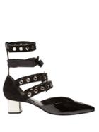 Matchesfashion.com Clergerie - X Self Portrait Susao Patent Leather Pumps - Womens - Black