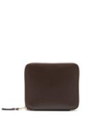Matchesfashion.com Comme Des Garons Wallet - Zip-around Leather Wallet - Womens - Brown