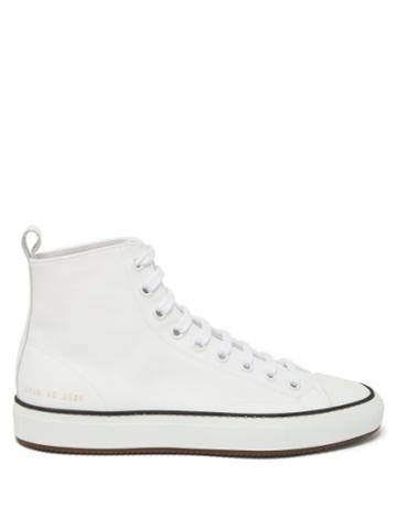 Matchesfashion.com Common Projects - Tournament High-top Canvas Trainers - Womens - White