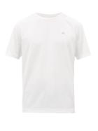 Matchesfashion.com Calvin Klein Performance - Logo Print Technical Piqu T Shirt - Mens - White Multi