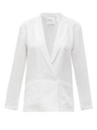 Matchesfashion.com Loup Charmant - Saint Denis Single Breasted Linen Blazer - Womens - White