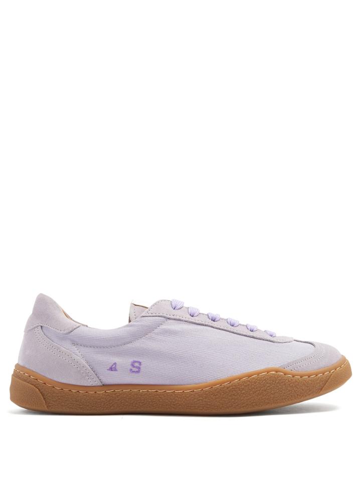 Acne Studios Lhara Low-top Canvas Trainers
