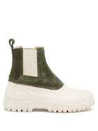 Diemme - Balbi Suede And Rubber Chelsea Boots - Womens - Green White