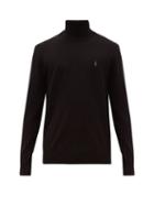 Matchesfashion.com Polo Ralph Lauren - Merino Wool Roll Neck Sweater - Mens - Black