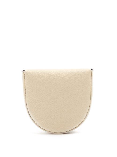 Matchesfashion.com Valextra - Grained Leather Coin Purse - Mens - White