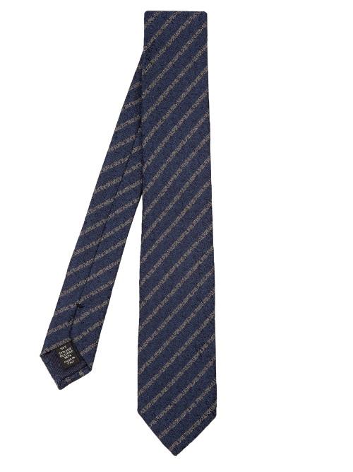 Ermenegildo Zegna Striped-jacquard Silk Tie
