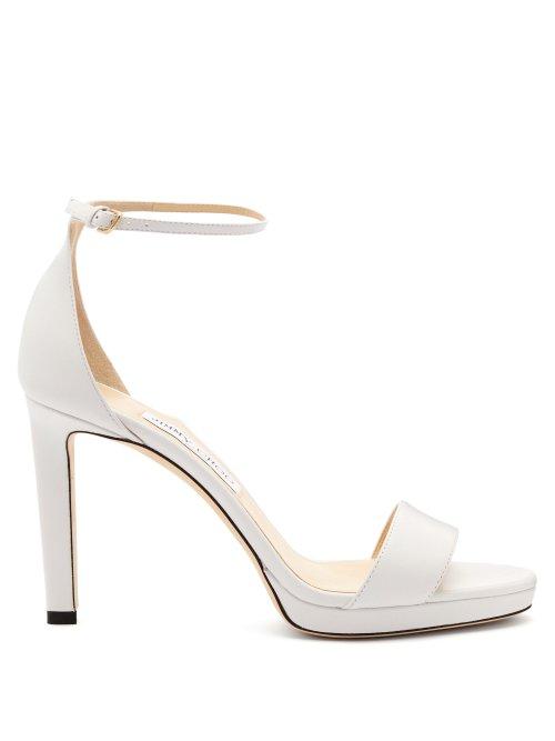 Matchesfashion.com Jimmy Choo - Misty Platform Sandals - Womens - White
