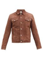 Matchesfashion.com Paul Smith - Western Suede Jacket - Mens - Brown