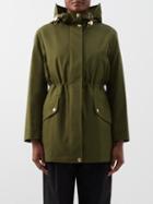 Burberry - Binham Vintage Check-lined Hooded Parka - Womens - Dark Olive