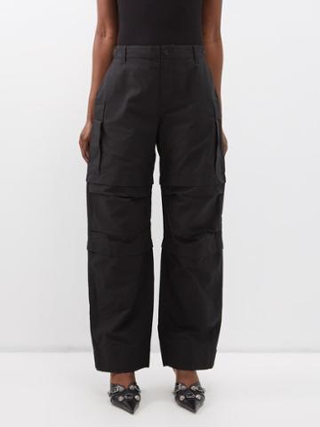 Wardrobe.nyc Wardrobe. Nyc - Cotton-ripstop Cargo Trousers - Womens - Black