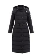 Burberry - Eppingham Quilted-shell Down Coat - Womens - Black