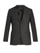 Matchesfashion.com Kilgour - Single Breasted Wool Blazer - Mens - Grey