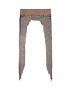 Matchesfashion.com Gucci - Crystal Embellished Tassel Headband - Womens - Silver