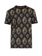 Matchesfashion.com Dolce & Gabbana - Sacred Heart Printed Cotton T Shirt - Mens - Black Multi