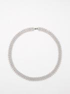 Fallon - Jackie Statement Crystal-encrusted Collar Necklace - Womens - Clear