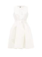 Matchesfashion.com Maison Rabih Kayrouz - Sleeveless Faille Mini Dress - Womens - Ivory