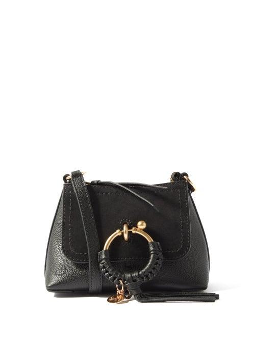 See By Chlo - Joan Mini Leather And Suede Crossbody-bag - Womens - Black