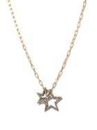 Rosa De La Cruz - Diamond & 18kt Gold Pendant Necklace - Womens - Crystal