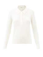 Matchesfashion.com Cefinn - Josie Point-collar Wool Sweater - Womens - Cream