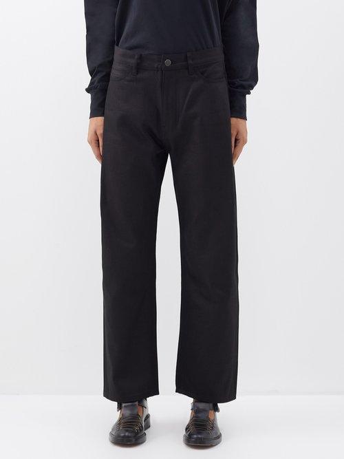 Studio Nicholson - Ruthe Boyfriend Jeans - Womens - Black
