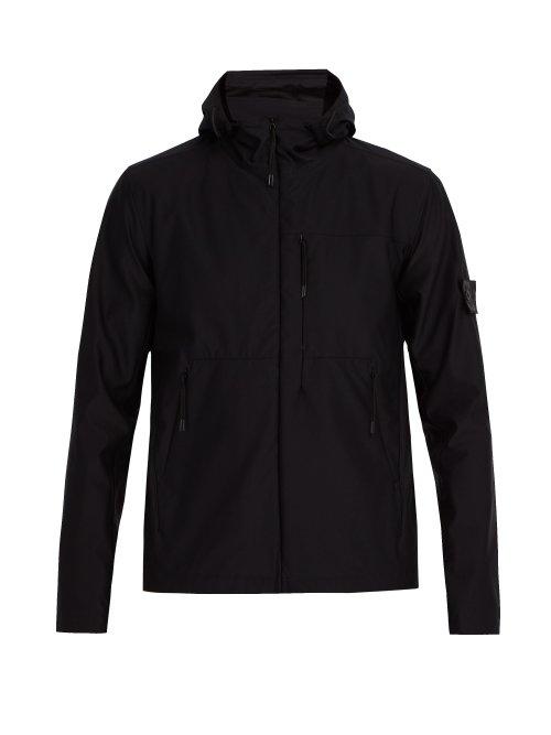 Matchesfashion.com Stone Island - Hooded Technical Jacket - Mens - Black