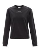 Moncler - Born To Protect Recycled Cotton-blend Jersey Top - Womens - Black