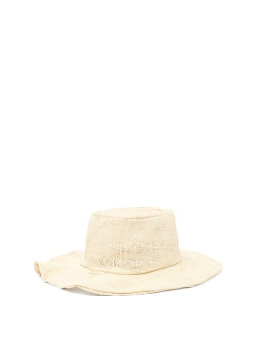 Matchesfashion.com Reinhard Plank Hats - Tom Flat-top Straw Hat - Womens - Beige