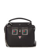 Fendi Dotcom Small Hypnoteyes Leather Cross-body Bag