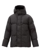 Canada Goose - Nairo Hooded Quilted Down Coat - Mens - Black