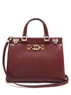 Matchesfashion.com Gucci - Zumi Small Top Handle Leather Bag - Womens - Burgundy
